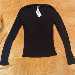 Black, long sleeve shirt